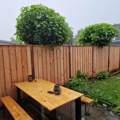 Kudelstaart Douglas schutting 1.80x1.80m